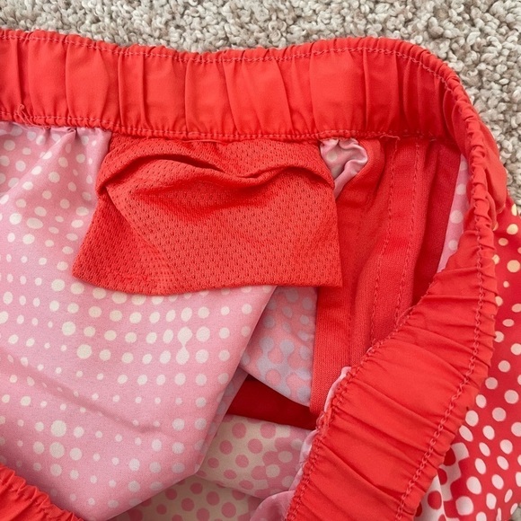 Adidas athletic running shorts small orange yellow - Picture 6 of 8